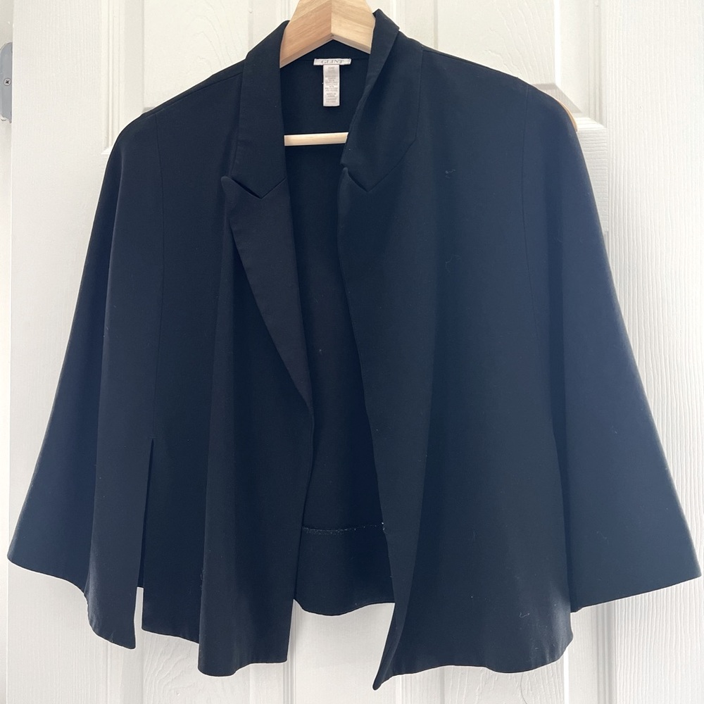 Over dress cropped cape